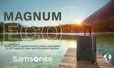 Samsonite全新可持续发展系列旅行箱 Magnum Eco开启线上预售